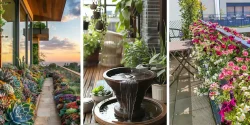 چیدمان بالکن شیک و لاکچری برای خانم های دقیق و مرتب