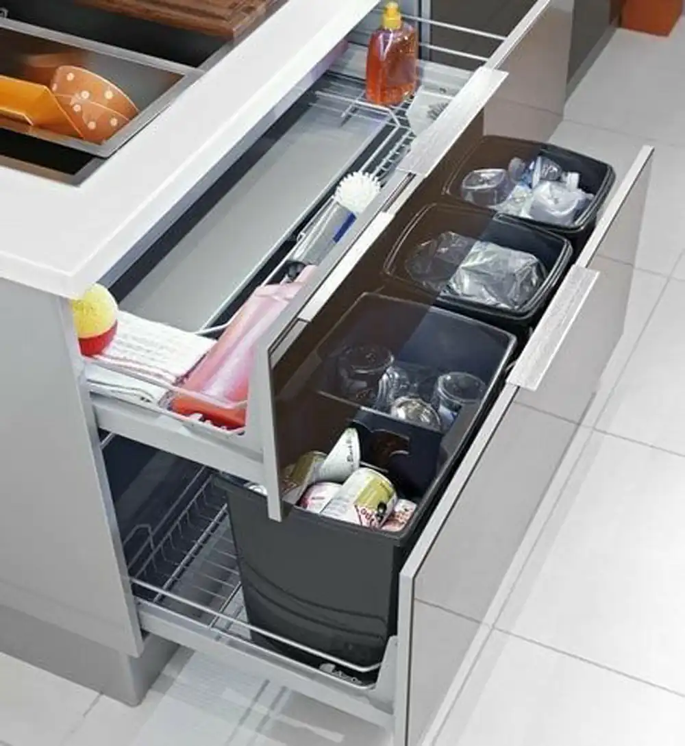 چیدمان کابینت زیر سینک