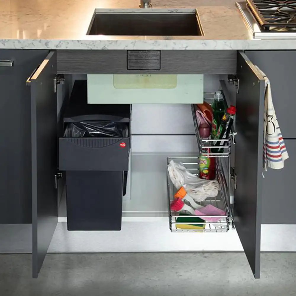 چیدمان کابینت زیر سینک