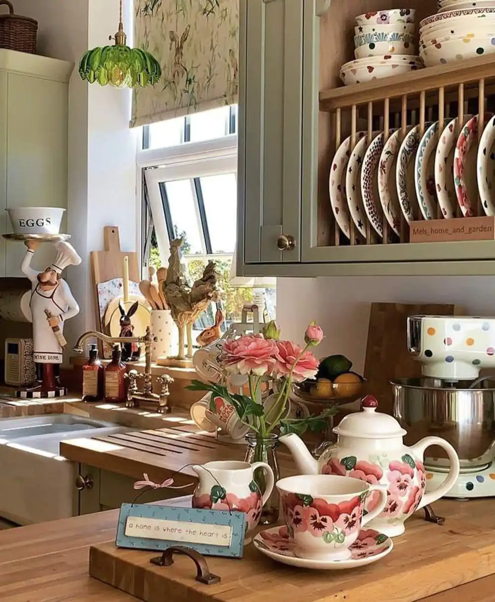 چیدمان روی کابینت عروس