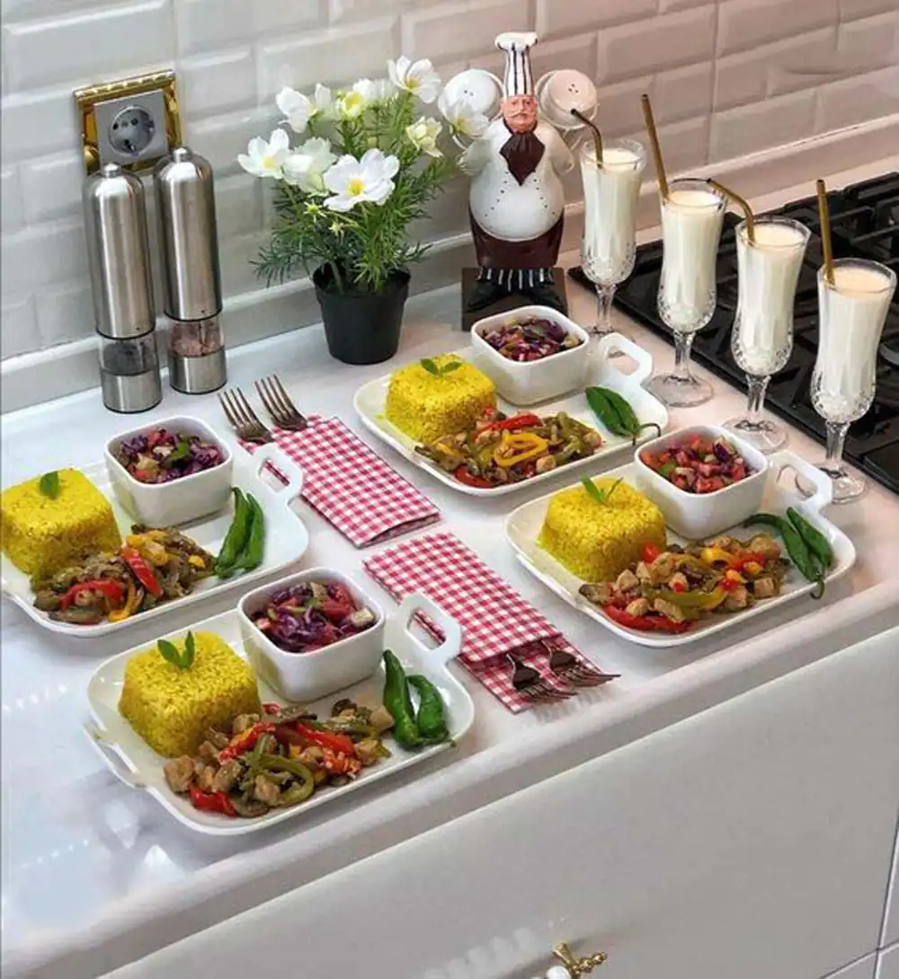 دیزاین غذا تک نفره