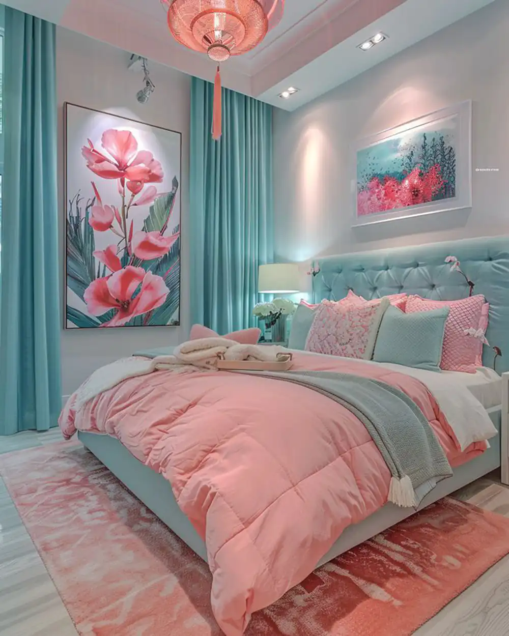 دیزاین اتاق خواب عروس