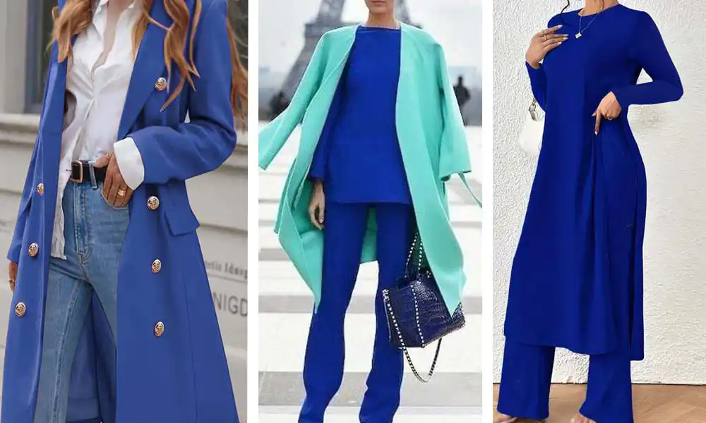 استایل شیک آبی کاربنی