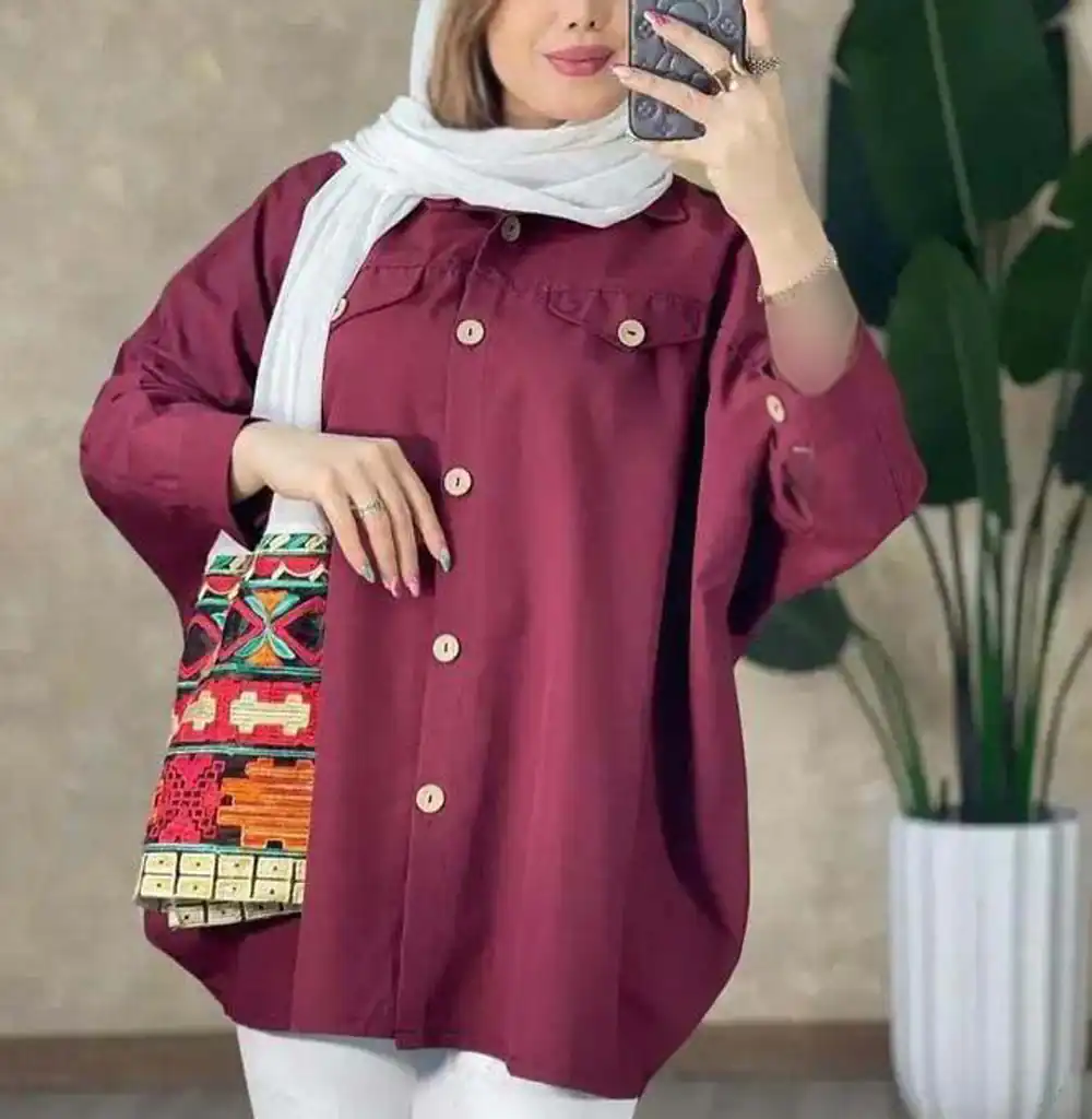 مانتو تابستانی ابرو بادی