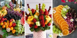 میوه آرایی ساده و شیک برای مهمانی های عصرانه و خودمانی