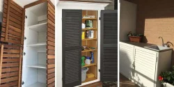 مدل کابینت حیاط خلوت ایده ای جالب و فوق العاده کاربردی