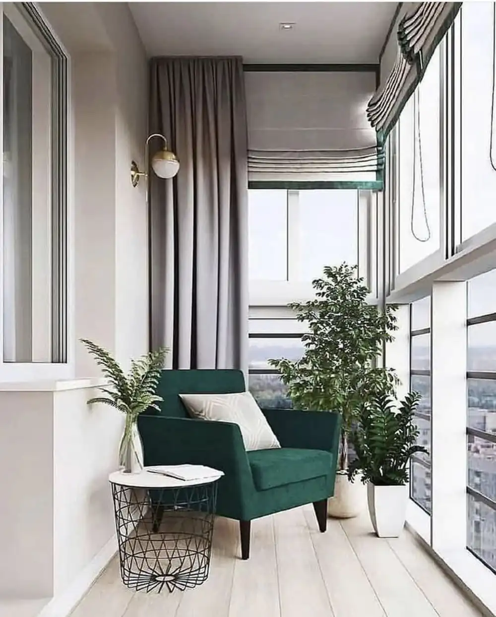 مدل چیدمان بالکن مدرن