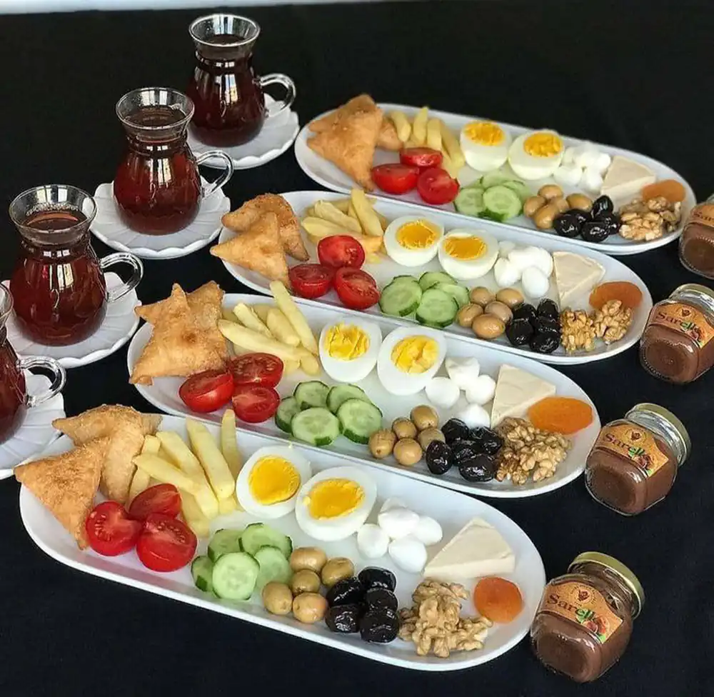 مدل چیدمان میز غذا