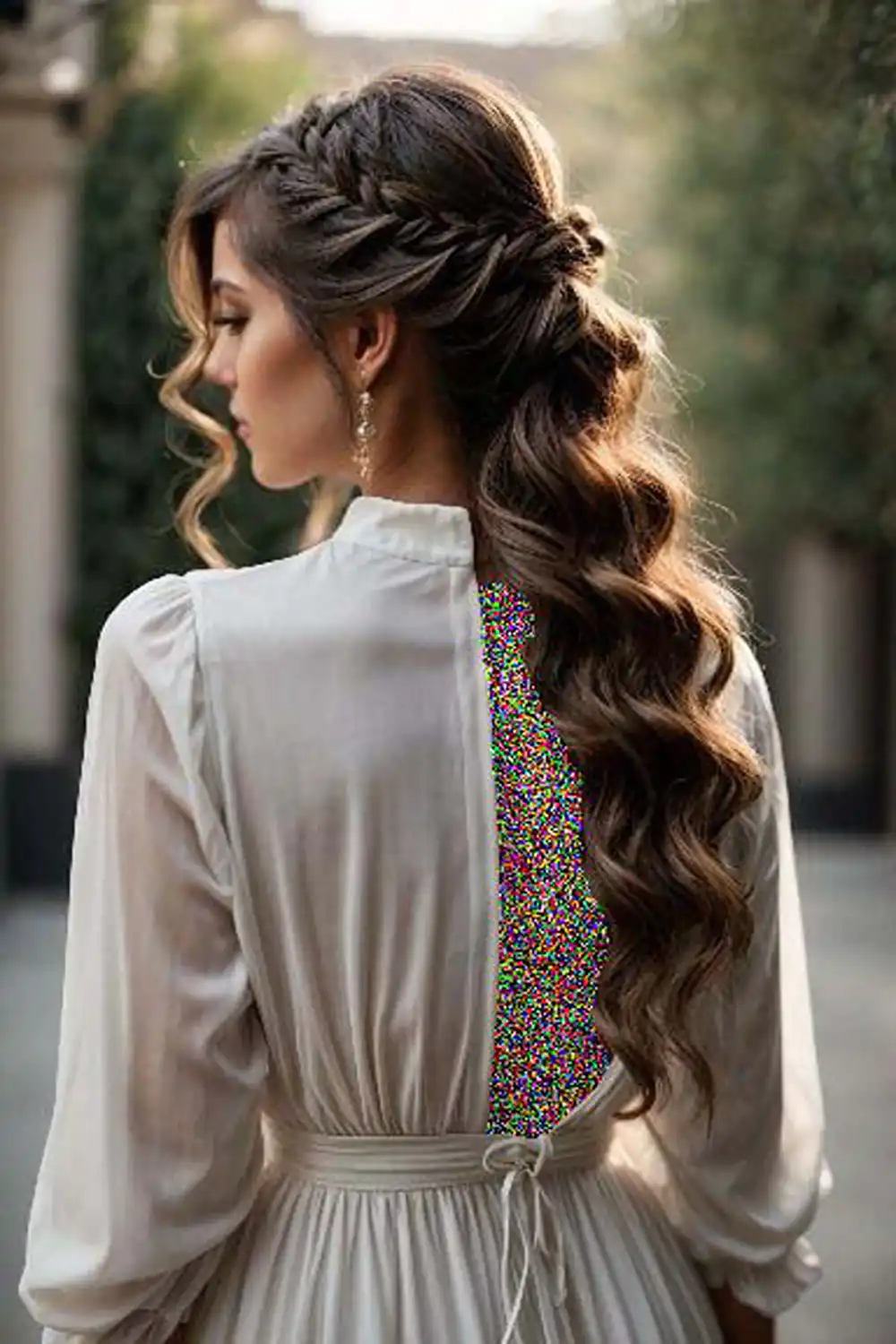 مدل شینیون باز دخترانه برای عروس
