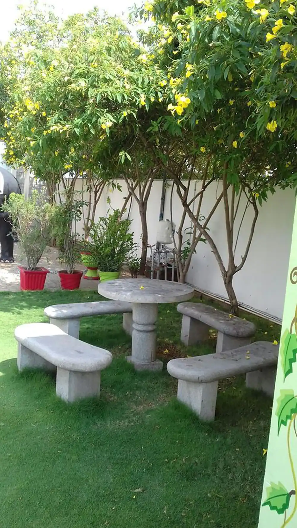 مدل چیدمان حیاط کوچک