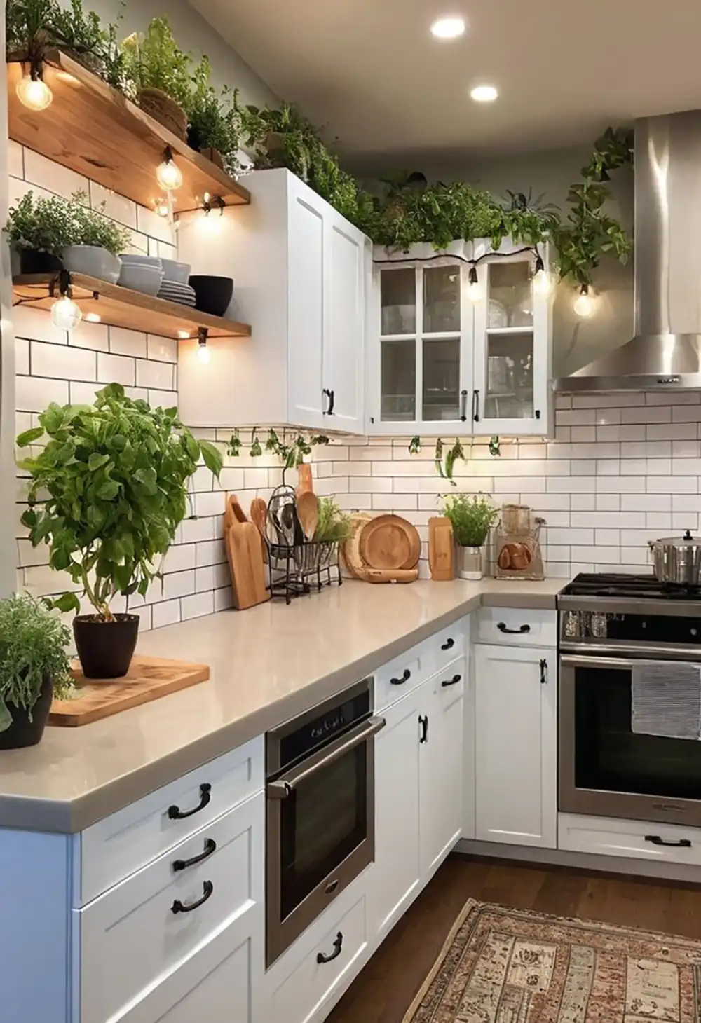 مدل چیدمان روی کابینت