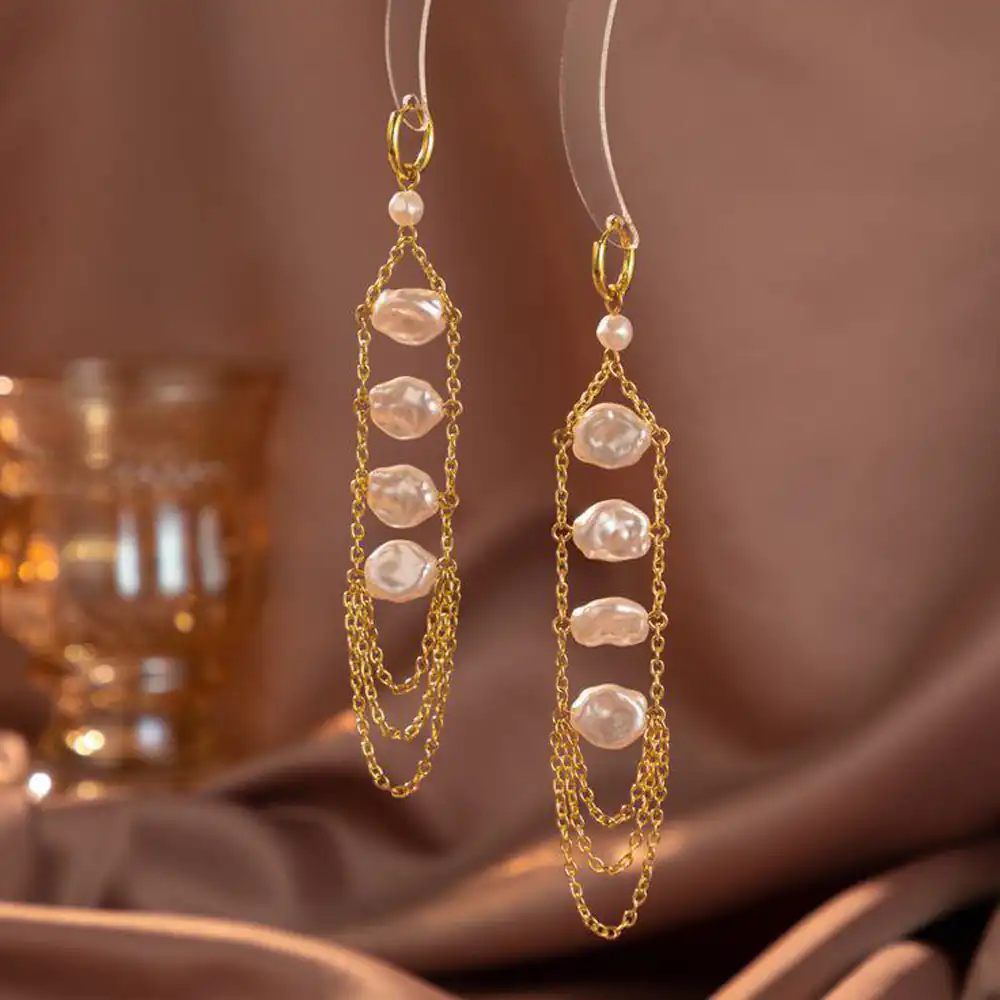 مدل گوشواره زنجیری زنانه