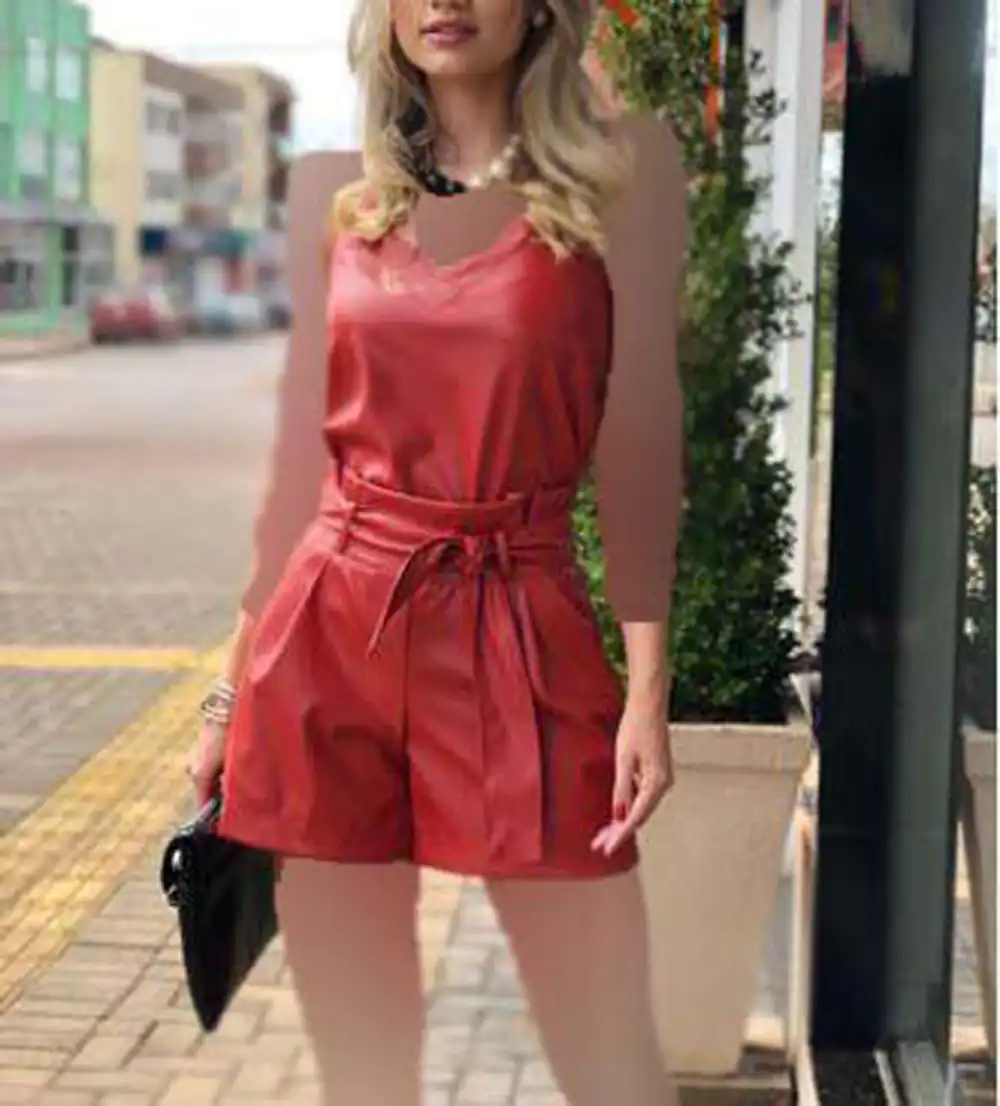 مدل لباس چرم زنانه
