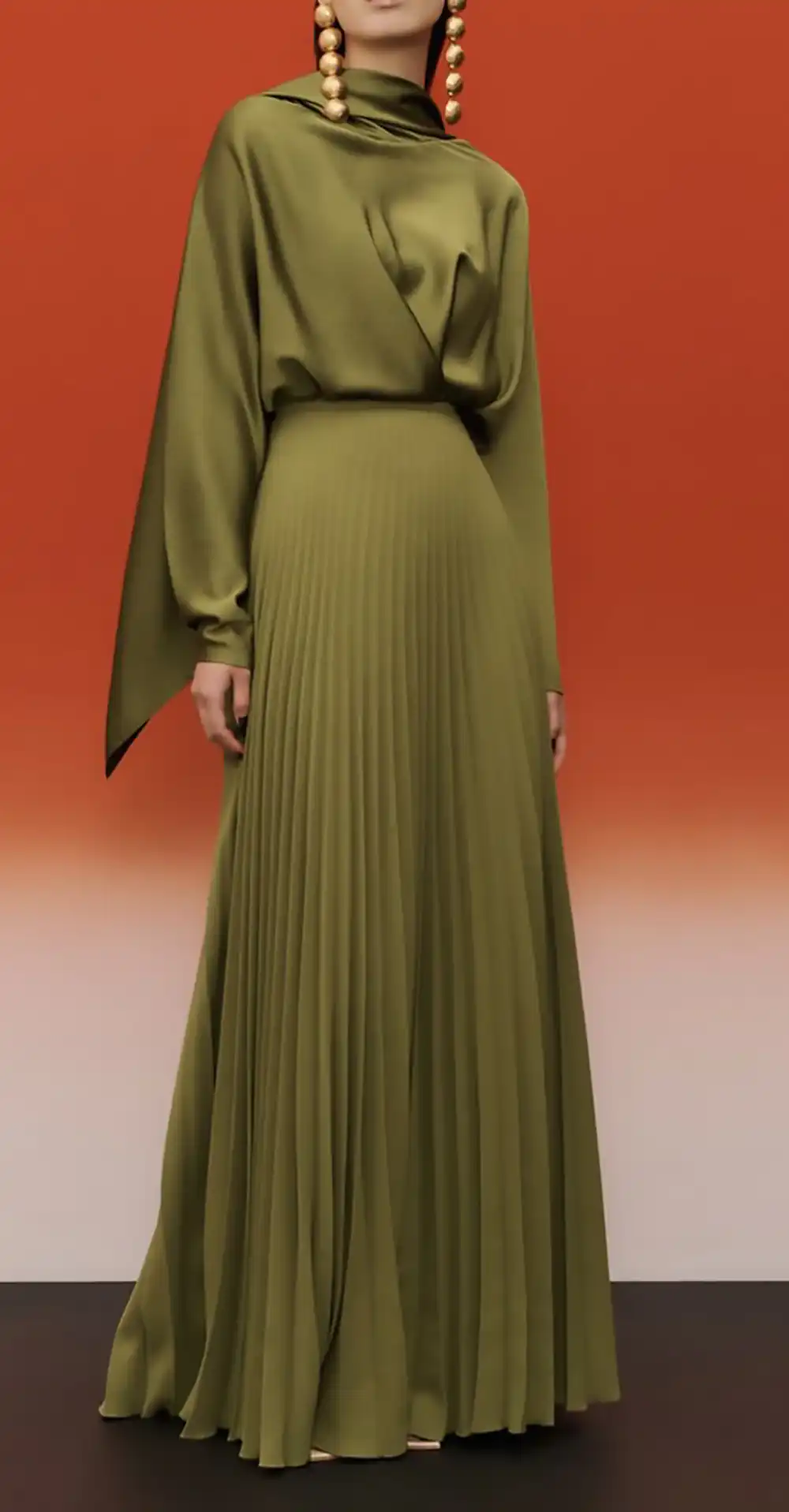 مدل لباس شب زمردی