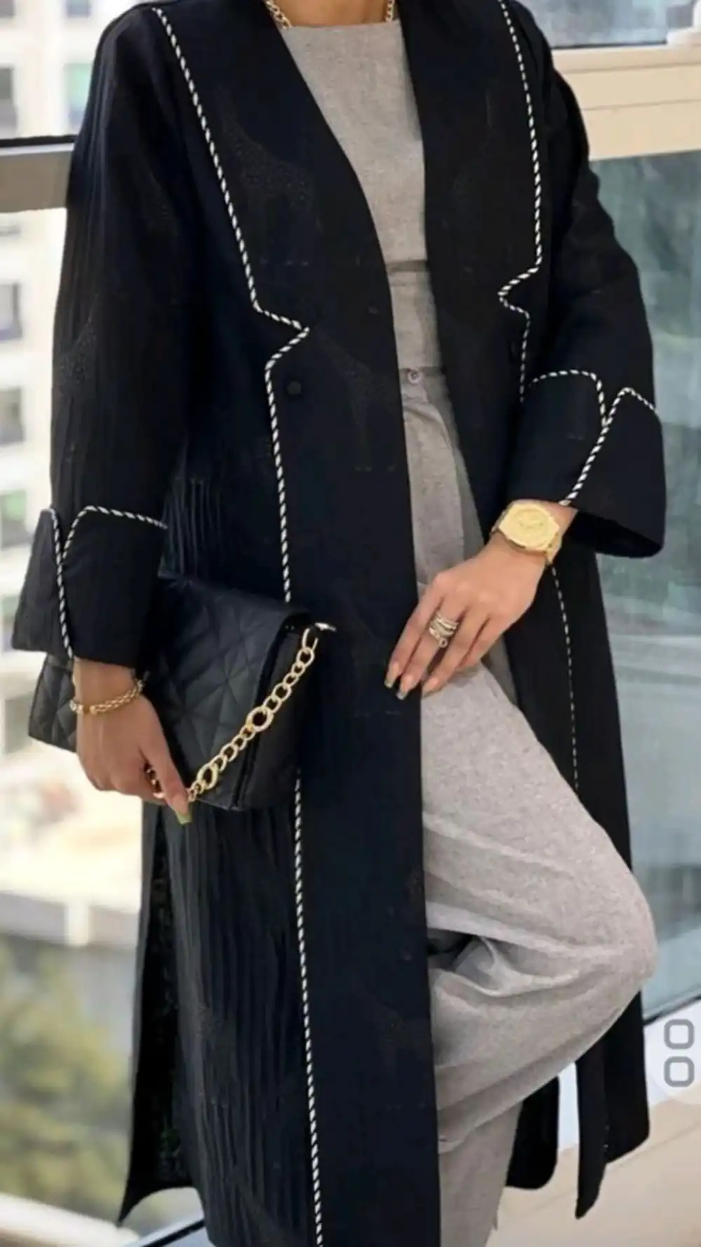 مدل مانتو مشکی جدید ساده