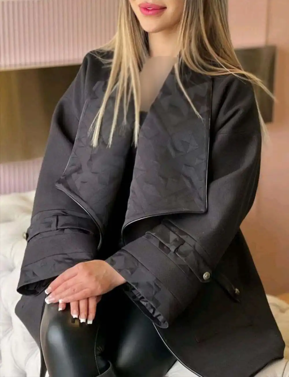 مدل مانتو مشکی جدید ساده