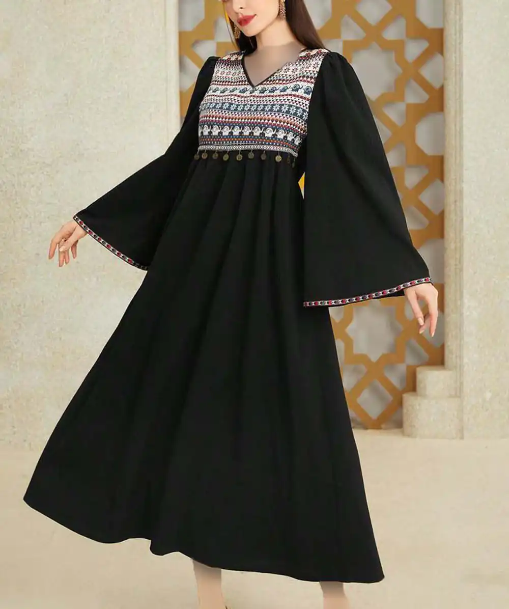 مدل مانتو پیراهنی سنتی