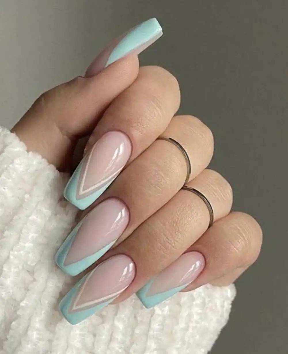 مدل ناخن طرح گلدونی