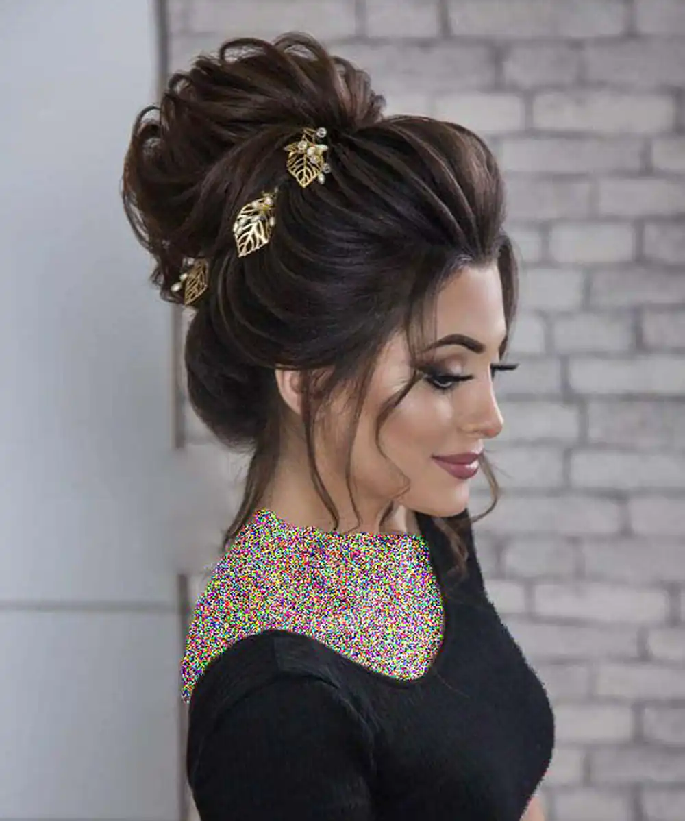 مدل شینیون عربی جدید