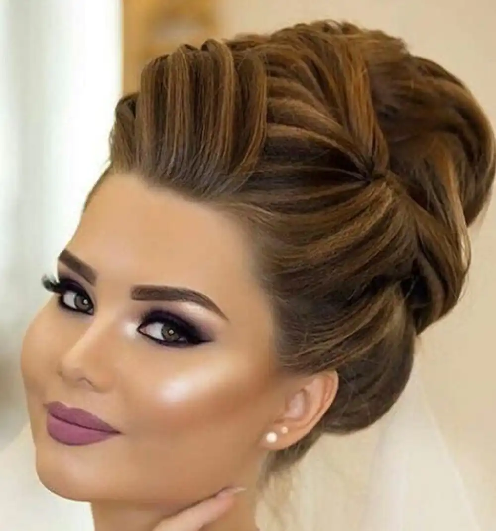 مدل شینیون عربی جدید