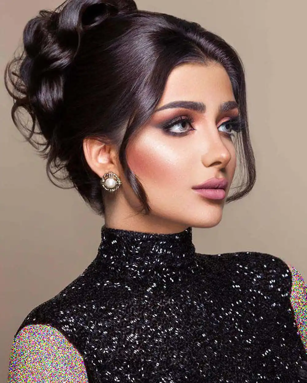 مدل شینیون عربی جدید