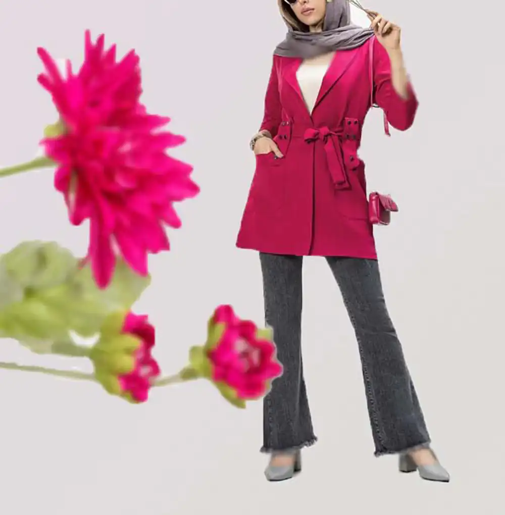 استایل شیک سفید سرخابی