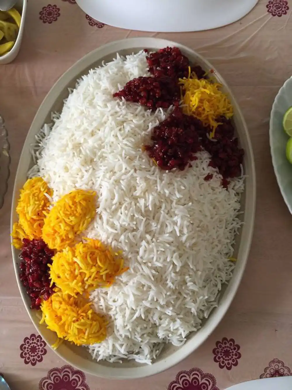 تزئین غذای ساده