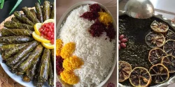 تزئین غذای ساده ایرانی برای سفره های باصفای کدبانو ایرانی