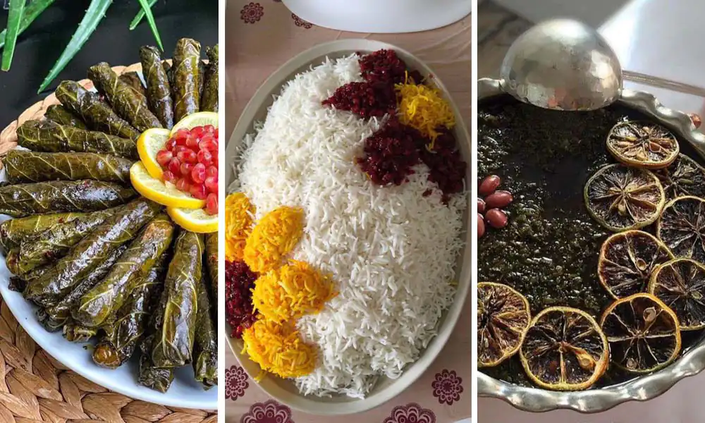 تزئین غذای ساده