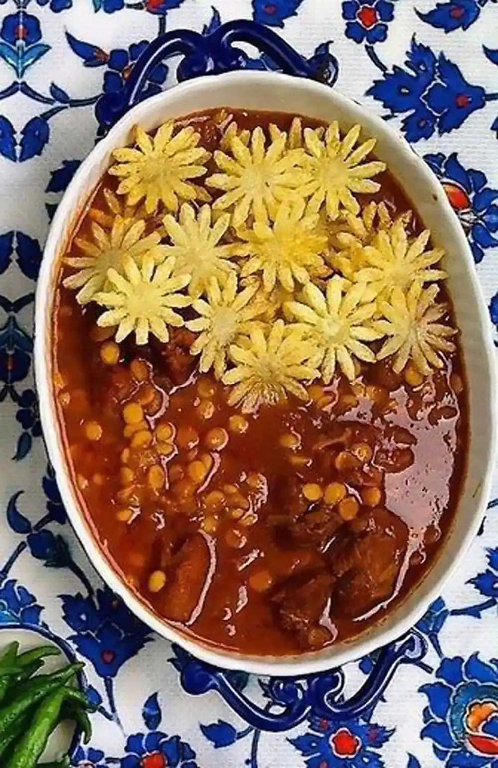 تزئین غذای ساده