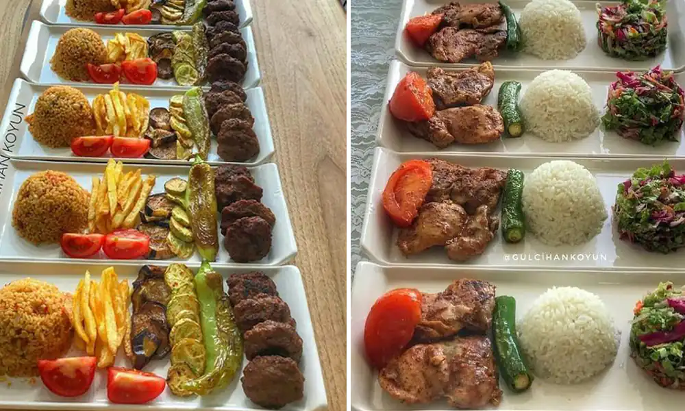 زیباترین تزیین غذا تک نفره