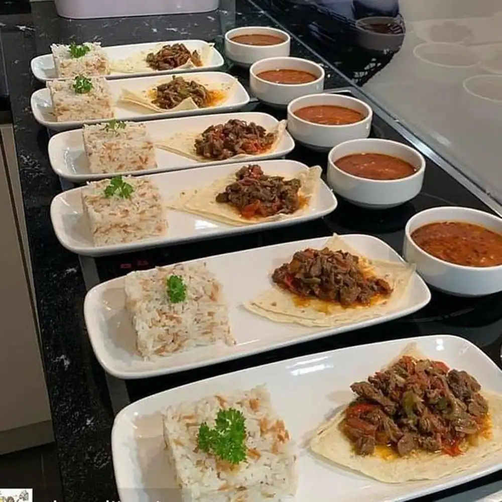 زیباترین تزیین غذا تک نفره