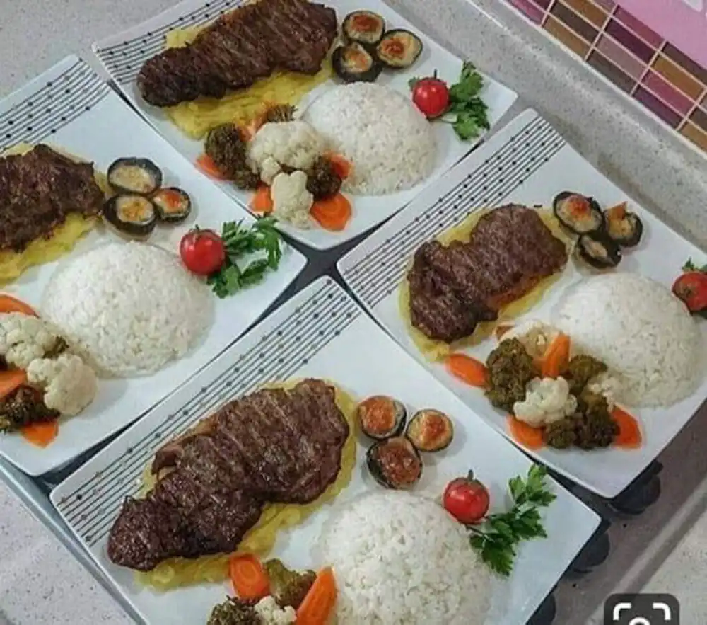 زیباترین تزیین غذا تک نفره