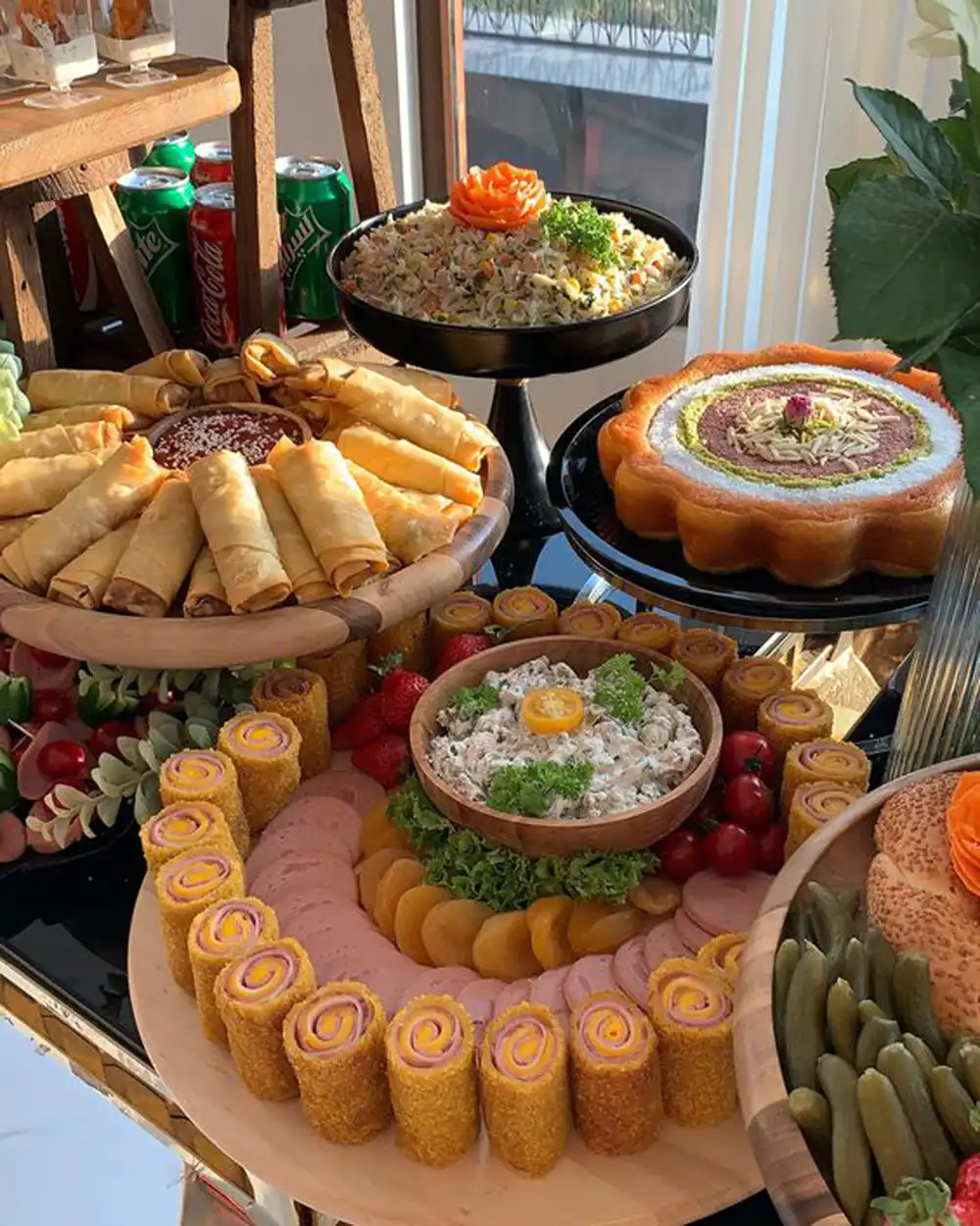 چیدمان میز شام