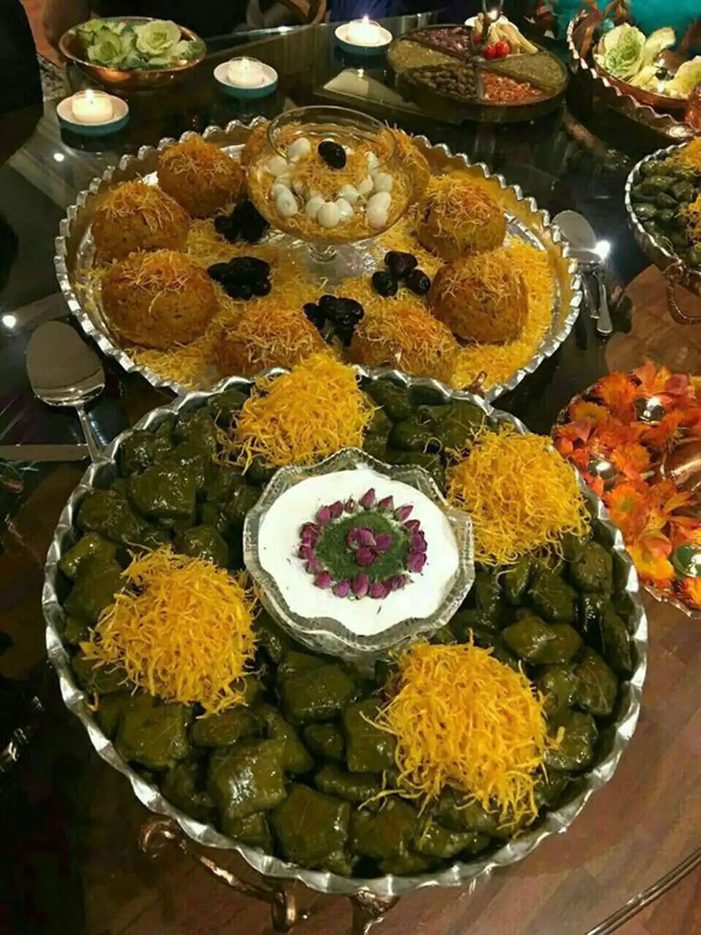چیدمان میز شام