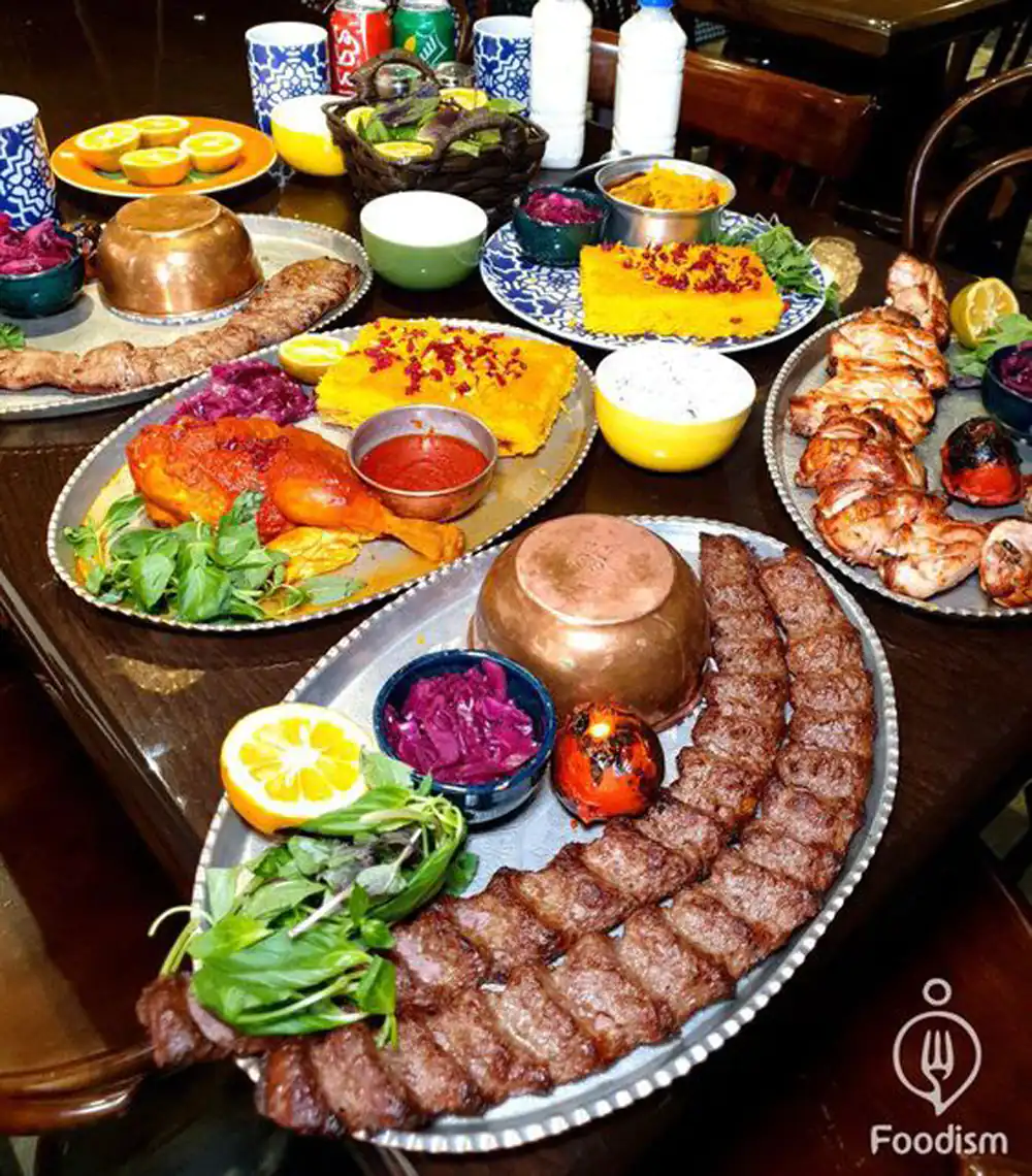 چیدمان میز شام