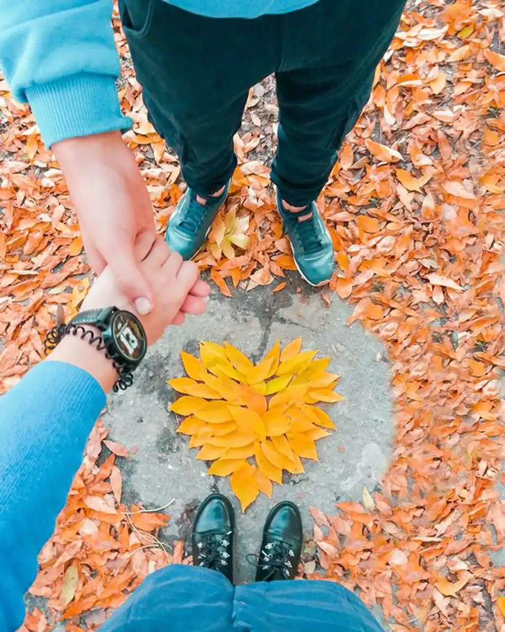 ایده عکاسی پاییز دونفره