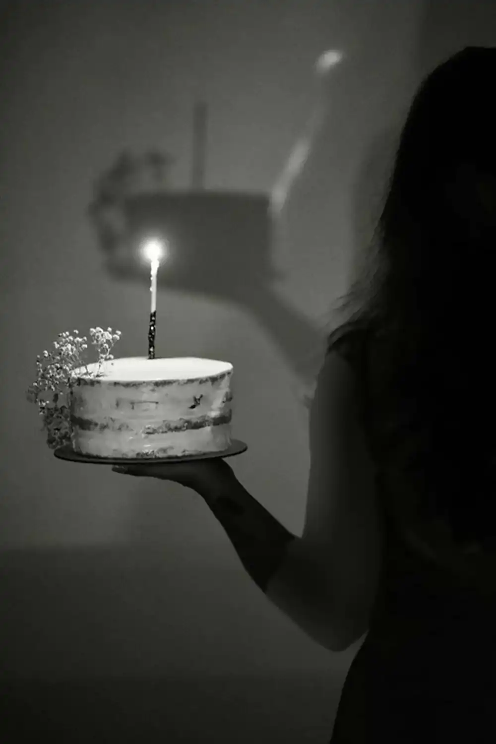 ایده عکاسی تولد با سایه