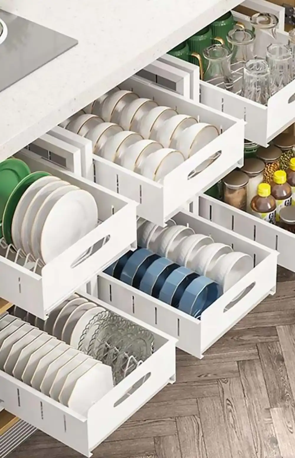 ایده برای چیدن کابینت آشپزخانه