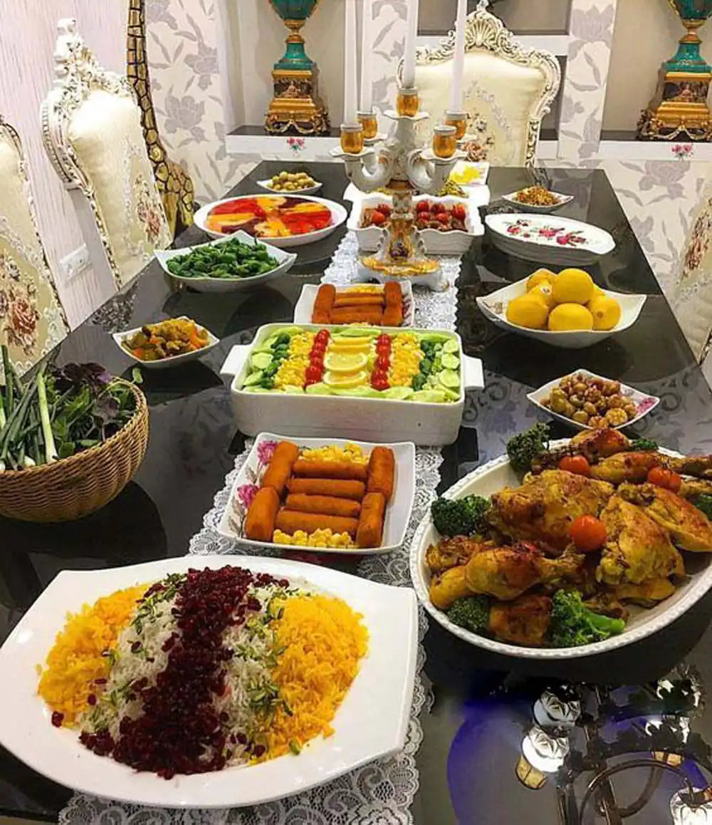 میز شام ایرانی