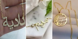 مدل گردنبند طلا اسم فارسی و عربی ایده های جذاب و جدید