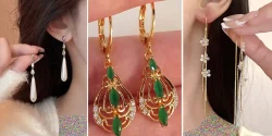 مدل گوشواره آویز شیک از متفاوت ترین نمونه های پینترستی