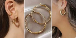 مدل گوشواره پیچی جدید زیبا و لاکچری برای خانم های خاص پسند