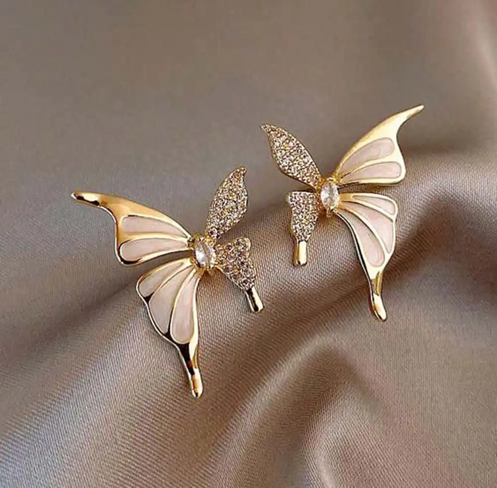 مدل گوشواره طلا پروانه ای