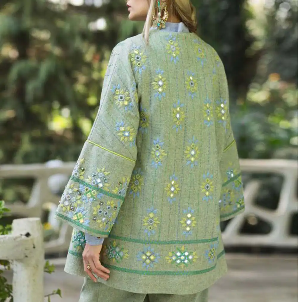مدل مانتو گلدوزی مزونی