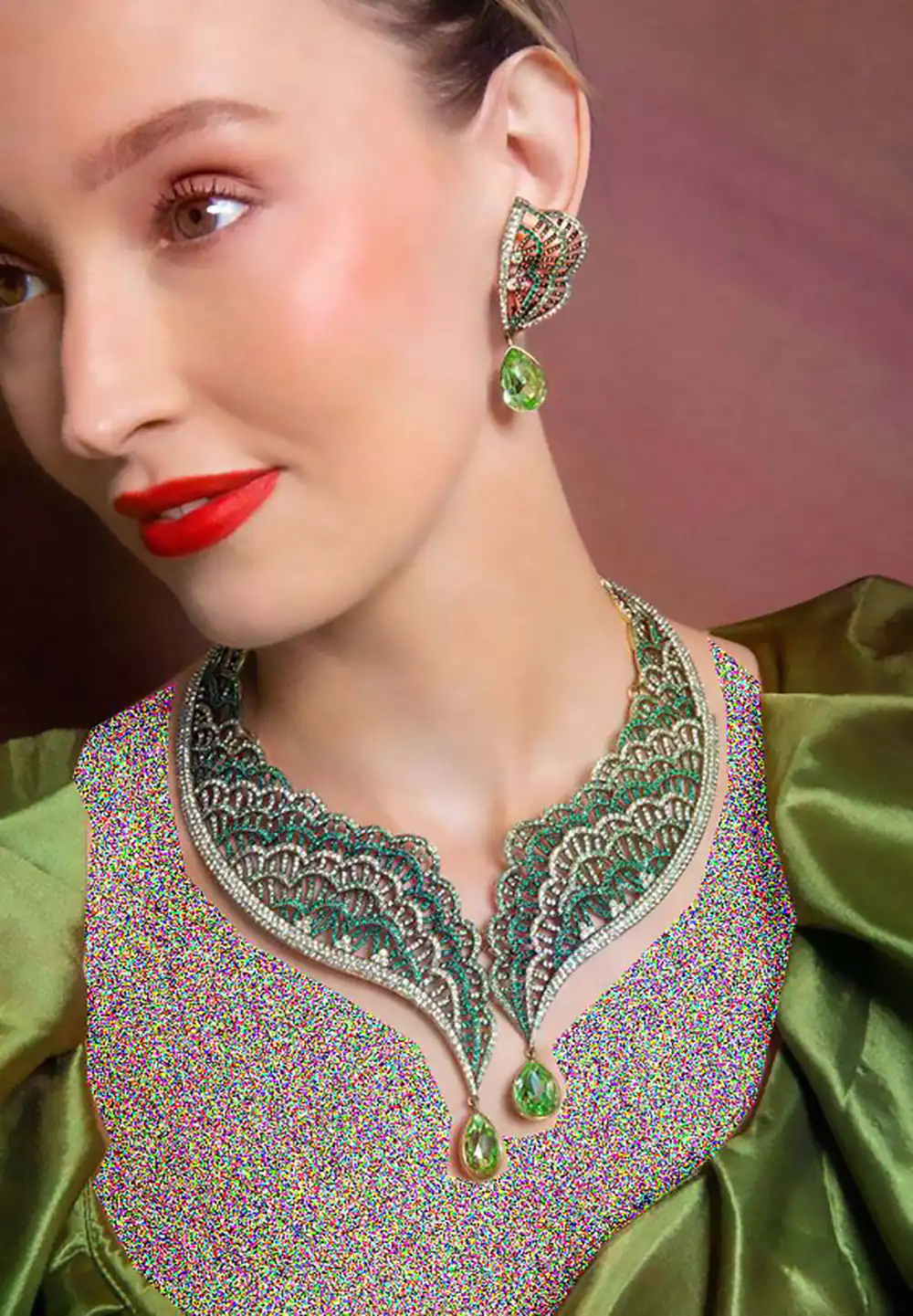 مدل نیم ست طلا