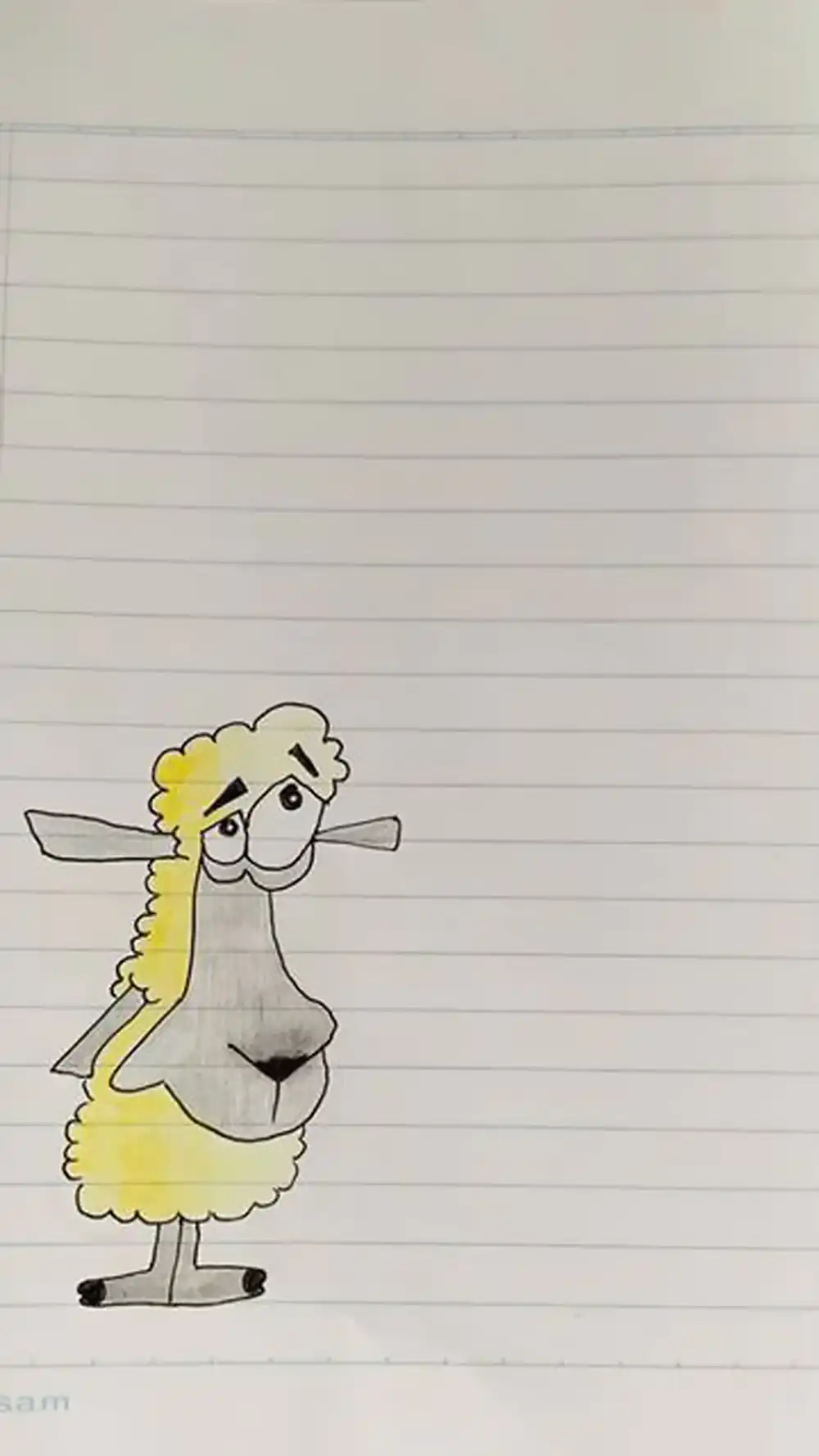 نقاشی دفتر مشق آسان