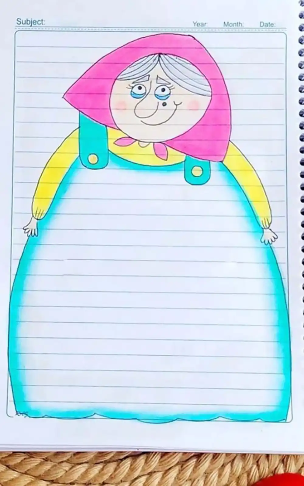 نقاشی دفتر مشق اولی ها