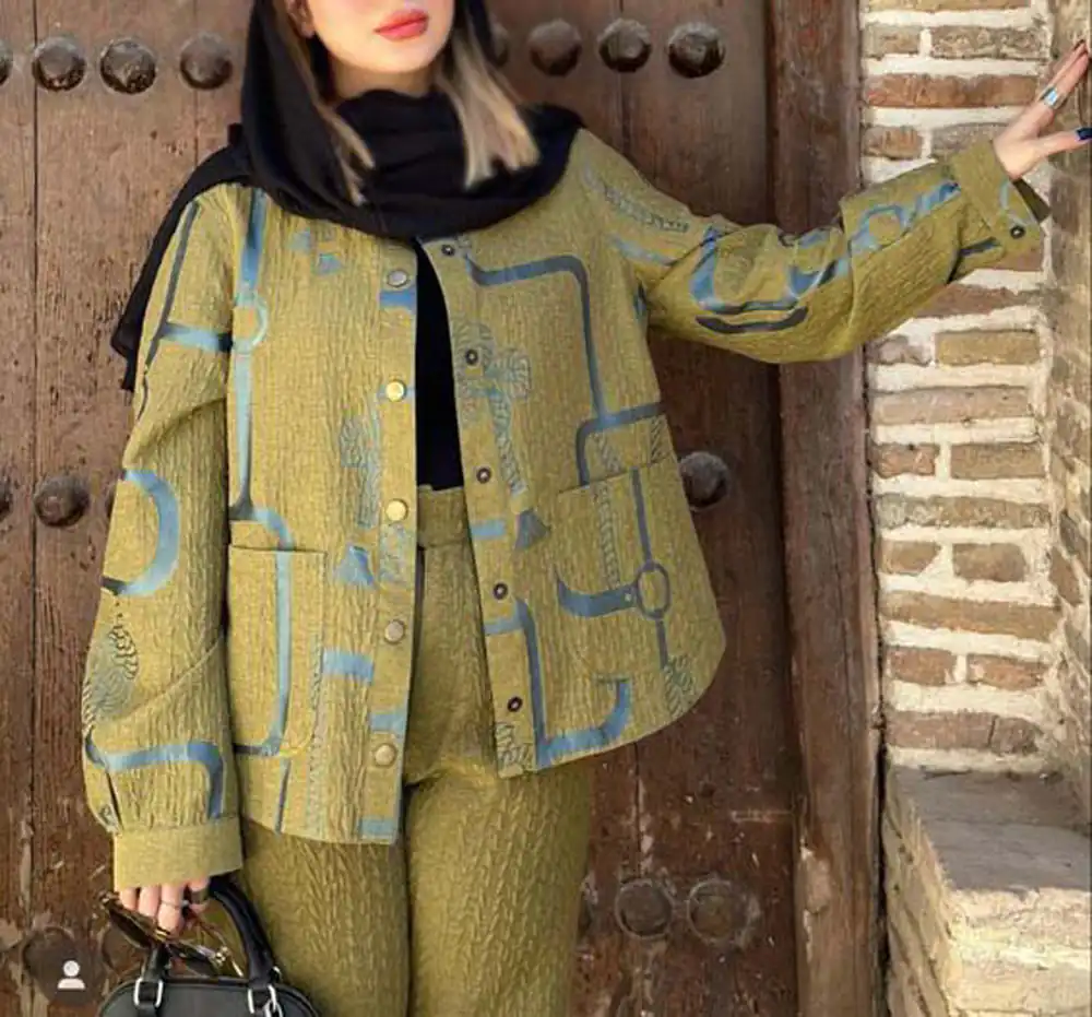 شیک ترین مدل مانتو ژاکارد