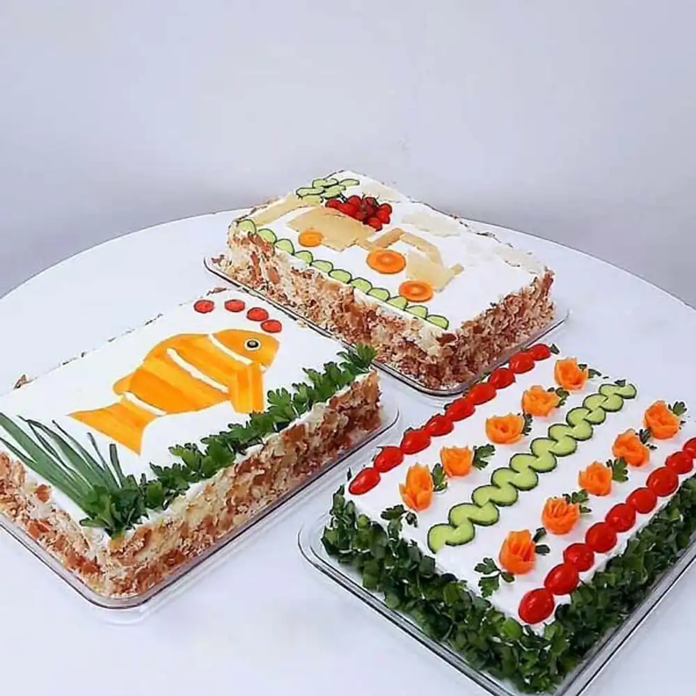 ترئین کیک مرغ مجلسی